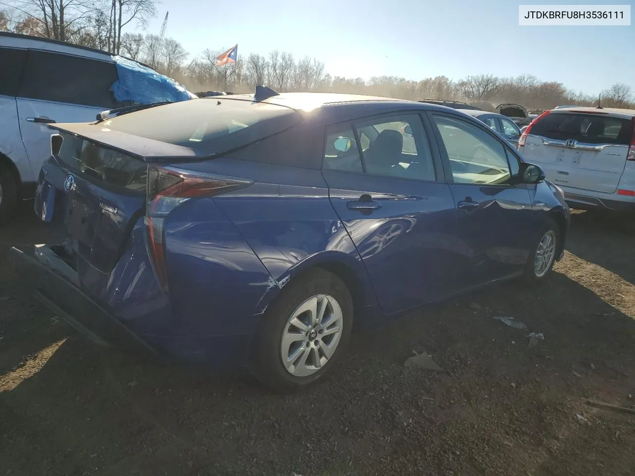 2017 Toyota Prius VIN: JTDKBRFU8H3536111 Lot: 79458594