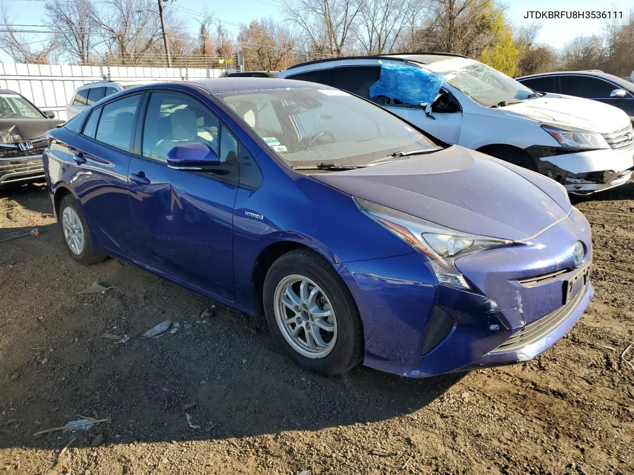 2017 Toyota Prius VIN: JTDKBRFU8H3536111 Lot: 79458594