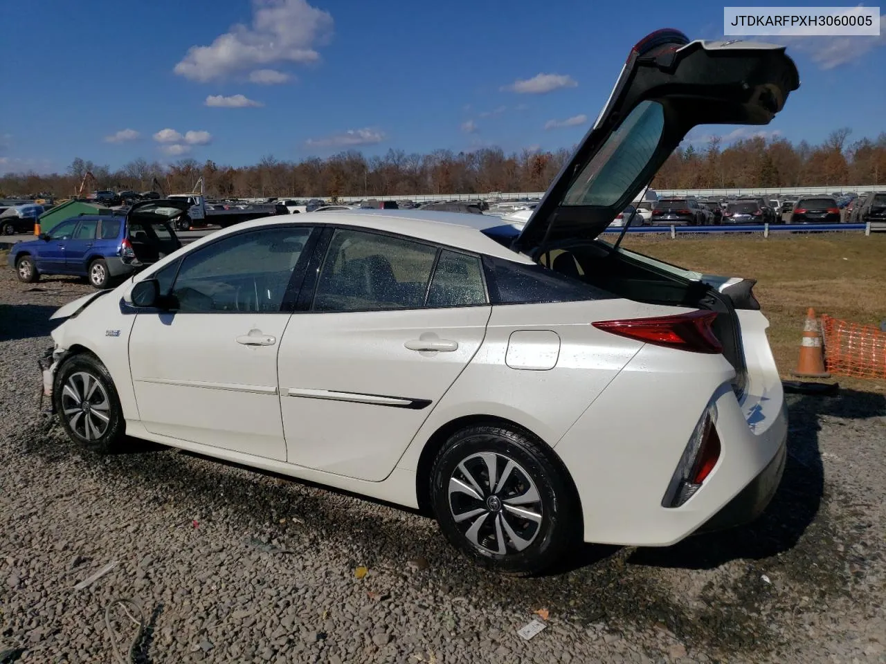 2017 Toyota Prius Prime VIN: JTDKARFPXH3060005 Lot: 79458914