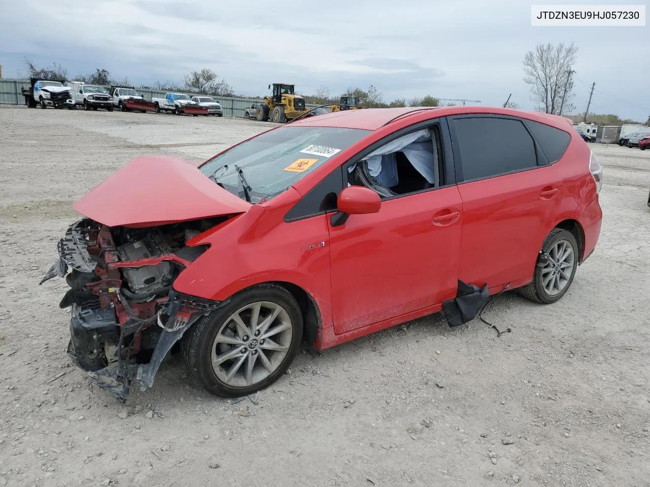 2017 Toyota Prius V VIN: JTDZN3EU9HJ057230 Lot: 80100864