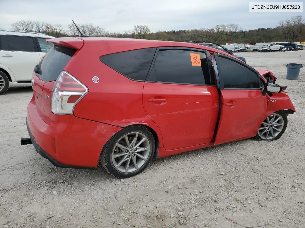 2017 Toyota Prius V VIN: JTDZN3EU9HJ057230 Lot: 80100864