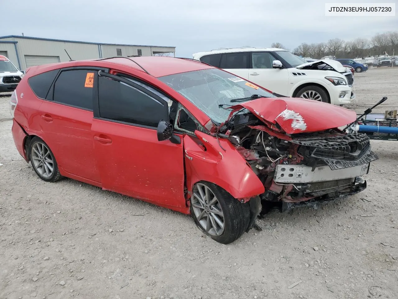 2017 Toyota Prius V VIN: JTDZN3EU9HJ057230 Lot: 80100864