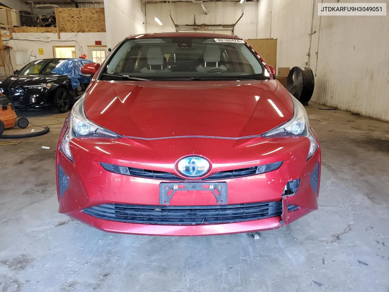 2017 Toyota Prius VIN: JTDKARFU9H3049051 Lot: 80186424