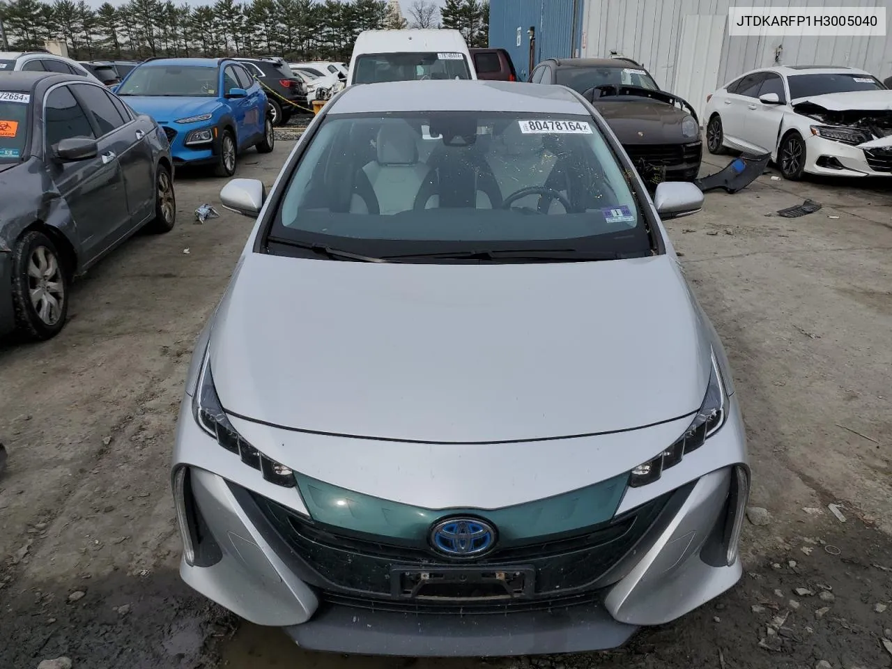 2017 Toyota Prius Prime VIN: JTDKARFP1H3005040 Lot: 80478164