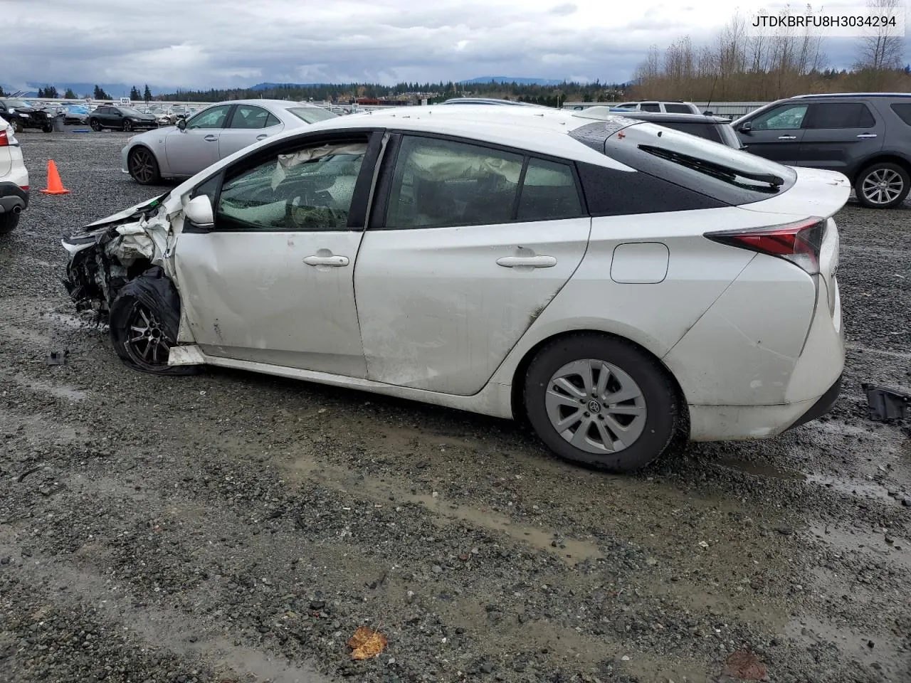 2017 Toyota Prius VIN: JTDKBRFU8H3034294 Lot: 80678754