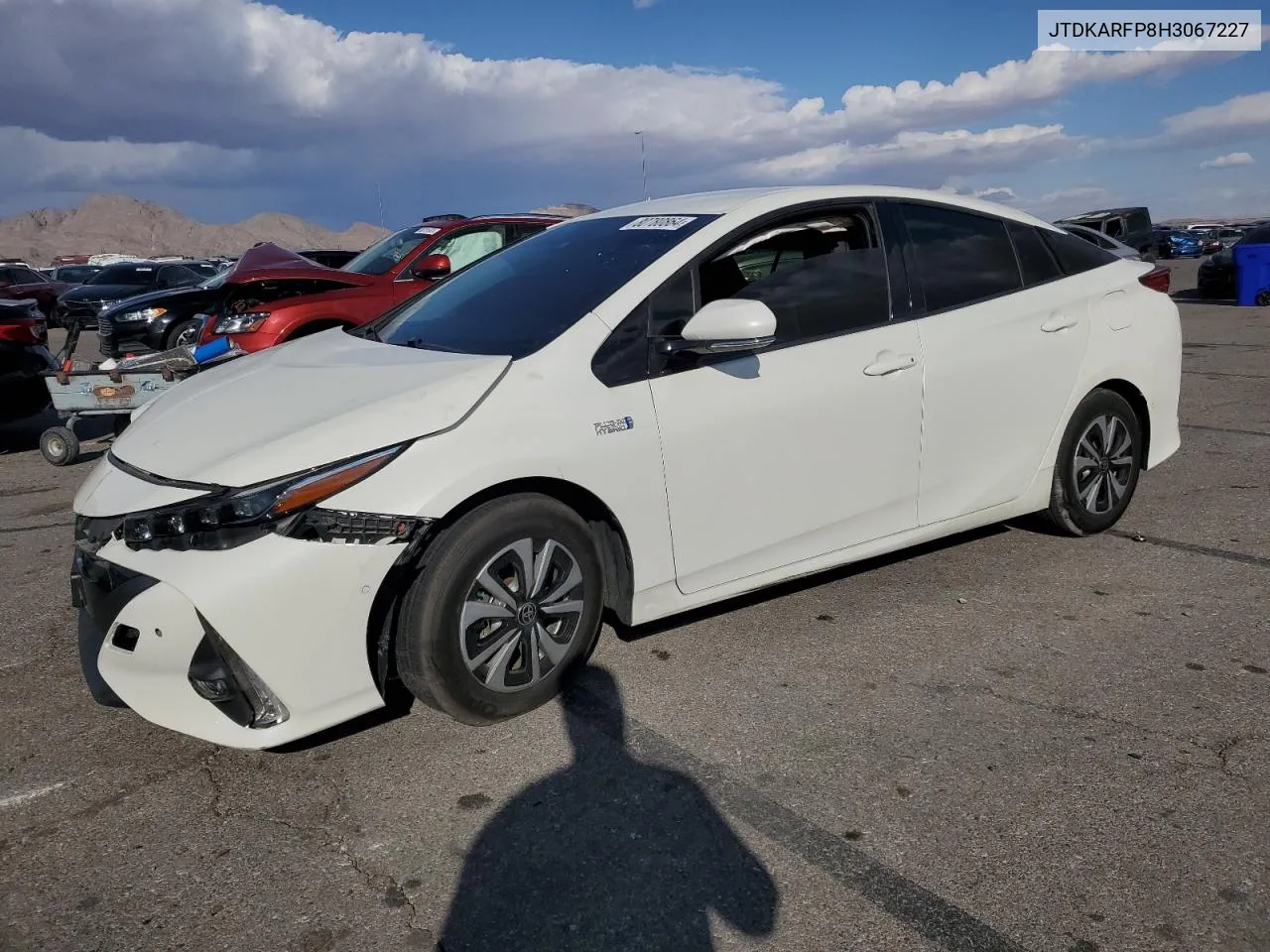 2017 Toyota Prius Prime VIN: JTDKARFP8H3067227 Lot: 80780864