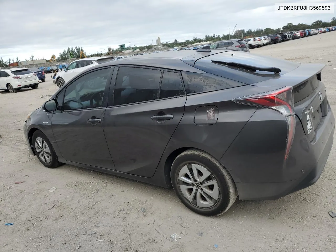 2017 Toyota Prius VIN: JTDKBRFU8H3569593 Lot: 81079564