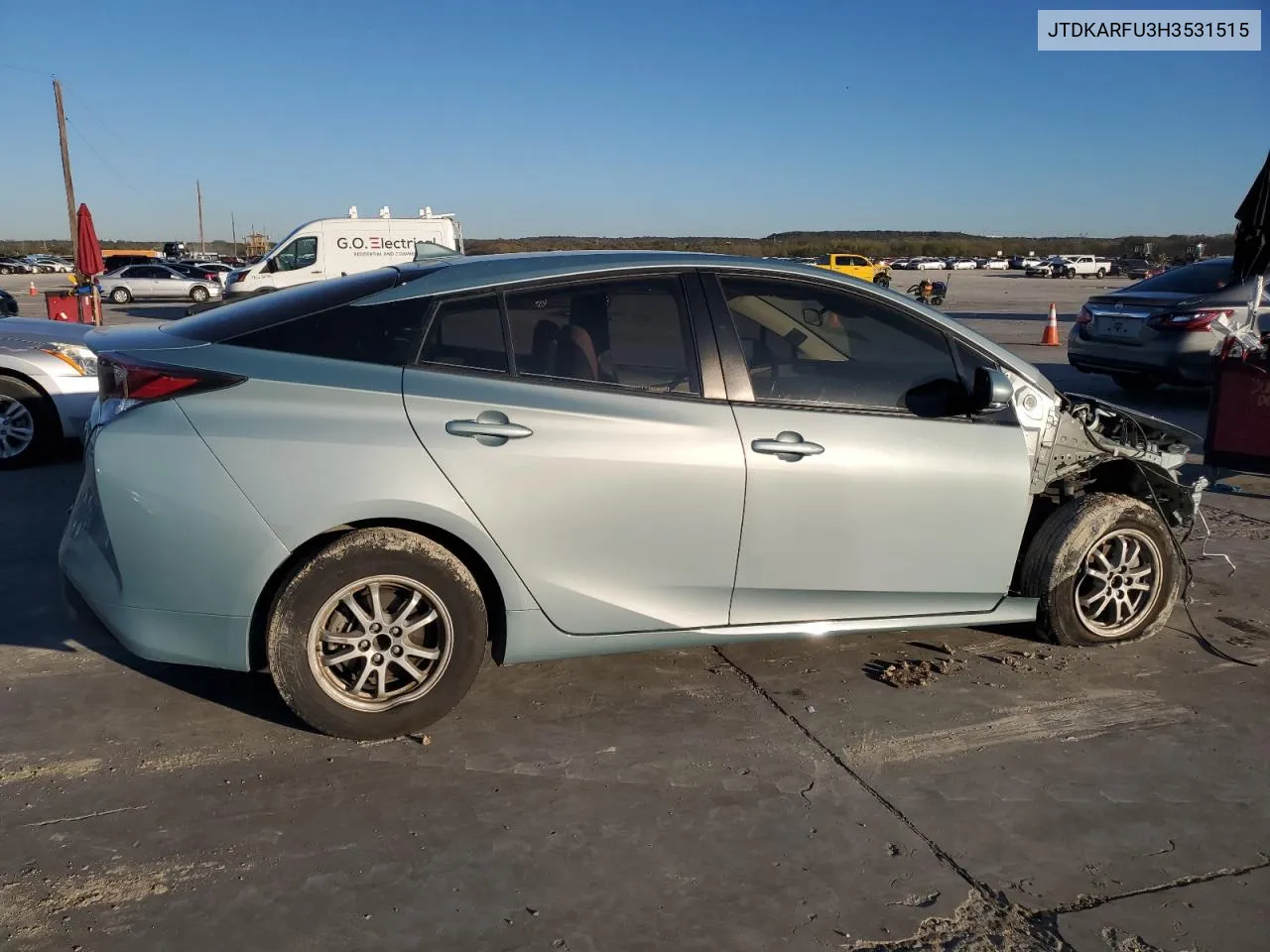 2017 Toyota Prius VIN: JTDKARFU3H3531515 Lot: 81182514