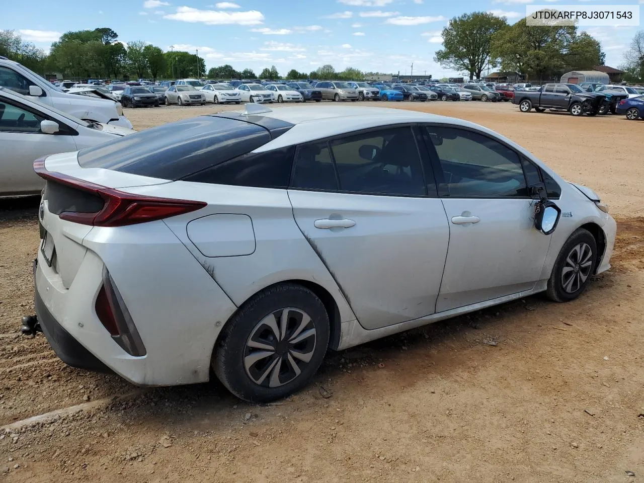 2018 Toyota Prius Prime VIN: JTDKARFP8J3071543 Lot: 49818064