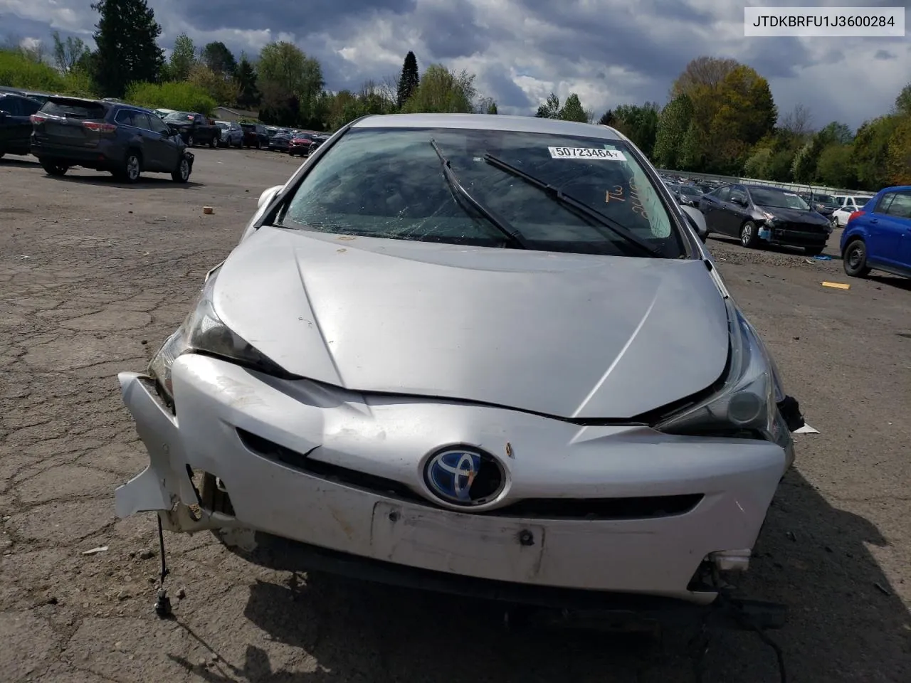 JTDKBRFU1J3600284 2018 Toyota Prius