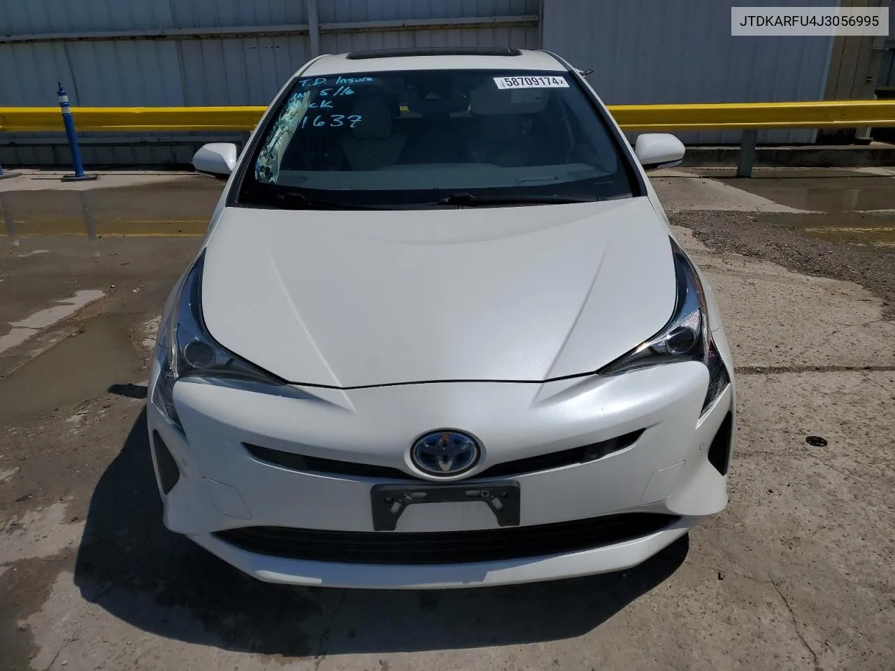 2018 Toyota Prius VIN: JTDKARFU4J3056995 Lot: 58709174