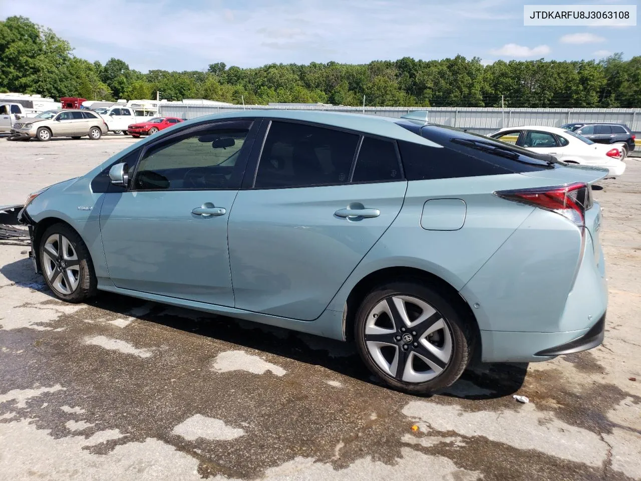 2018 Toyota Prius VIN: JTDKARFU8J3063108 Lot: 61497784