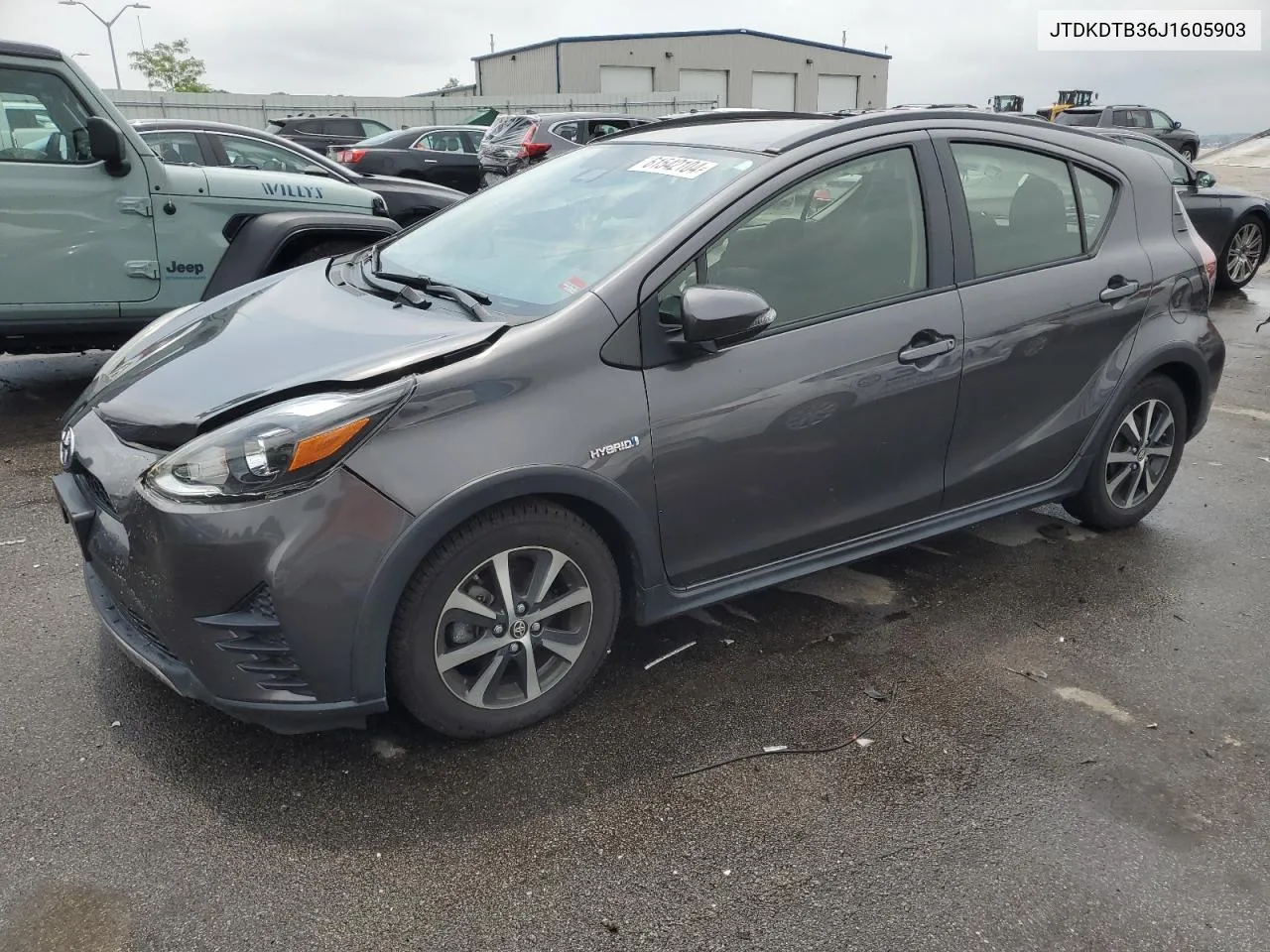 JTDKDTB36J1605903 2018 Toyota Prius C