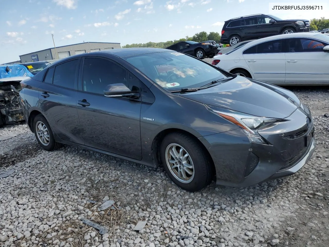 JTDKBRFU5J3596711 2018 Toyota Prius