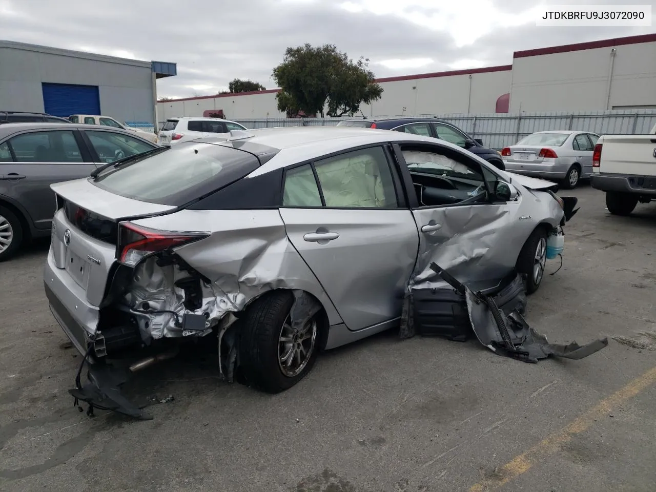 2018 Toyota Prius VIN: JTDKBRFU9J3072090 Lot: 62756744