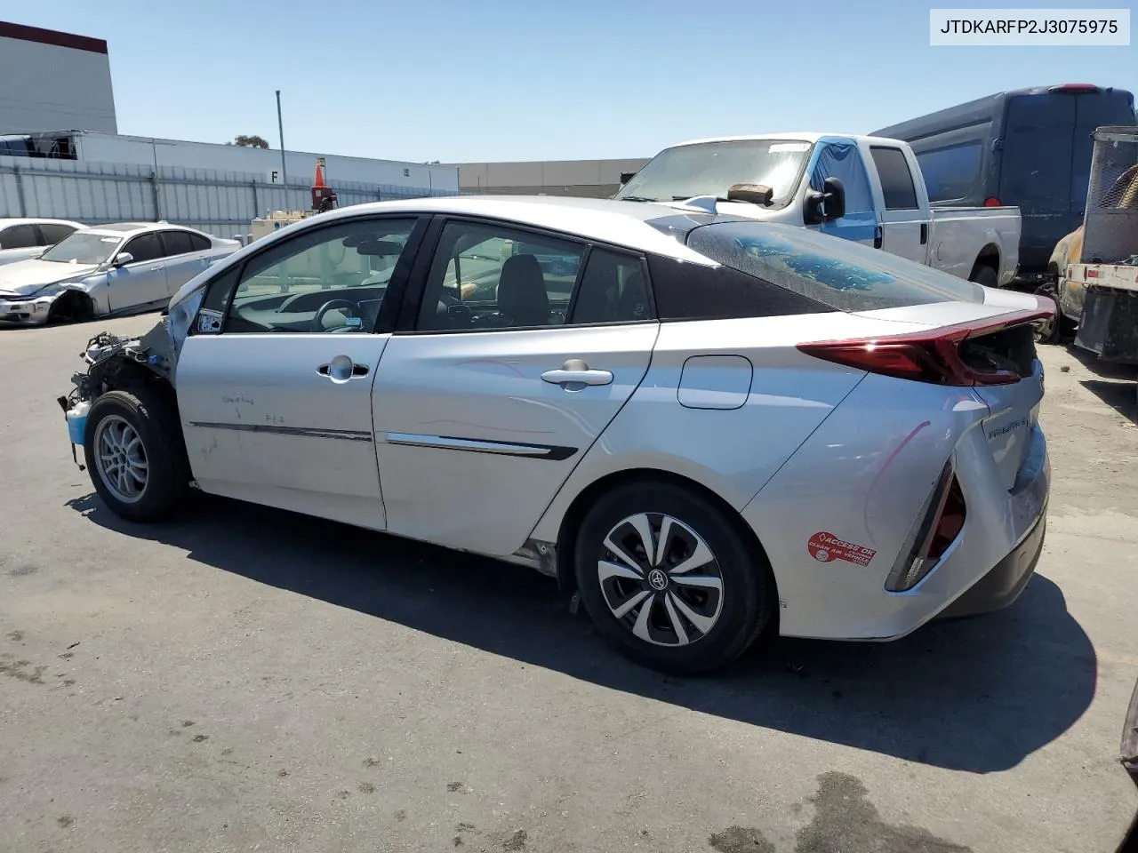 2018 Toyota Prius Prime VIN: JTDKARFP2J3075975 Lot: 62851864