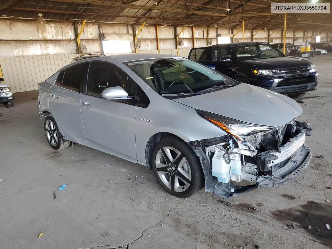 2018 Toyota Prius VIN: JTDKARFUXJ3550794 Lot: 63083284