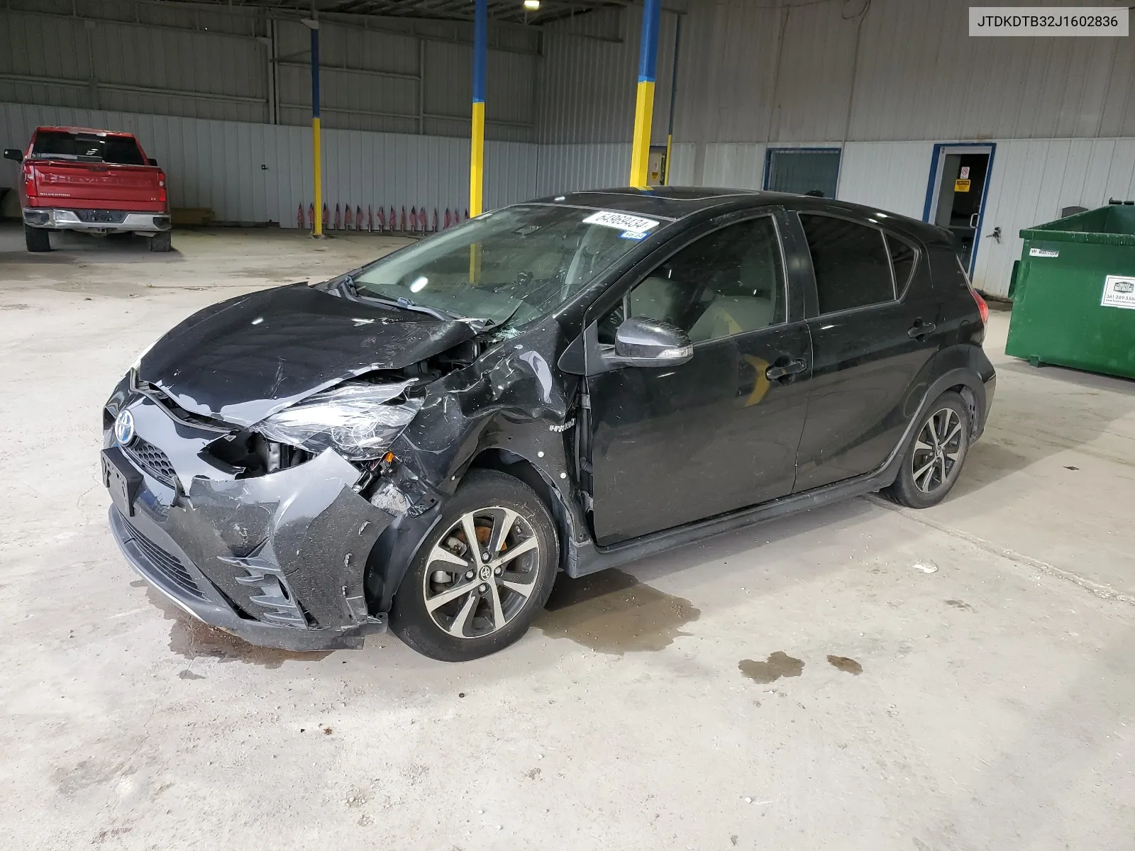 JTDKDTB32J1602836 2018 Toyota Prius C