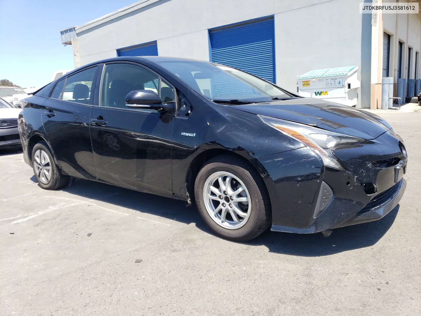 2018 Toyota Prius VIN: JTDKBRFU5J3581612 Lot: 64977894