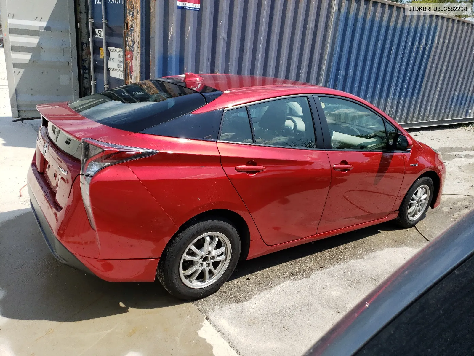 2018 Toyota Prius VIN: JTDKBRFU8J3582298 Lot: 66721144