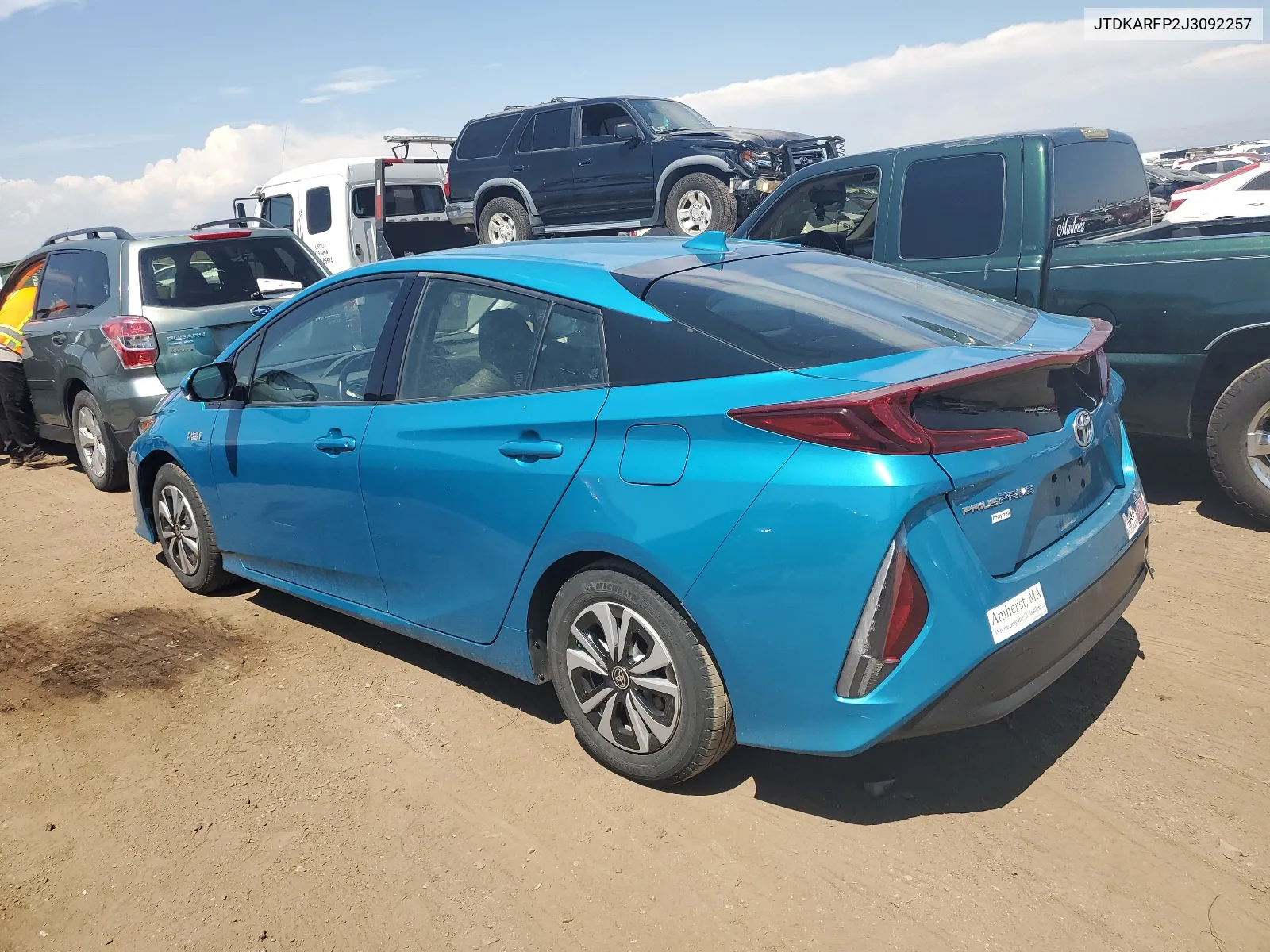 2018 Toyota Prius Prime VIN: JTDKARFP2J3092257 Lot: 66755304