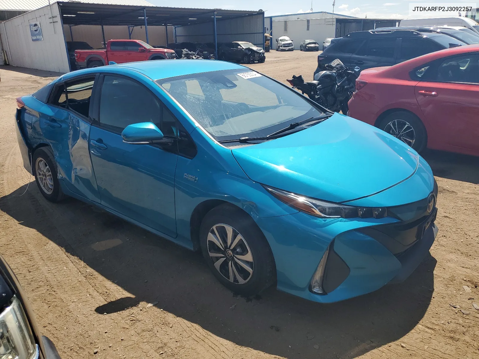 2018 Toyota Prius Prime VIN: JTDKARFP2J3092257 Lot: 66755304