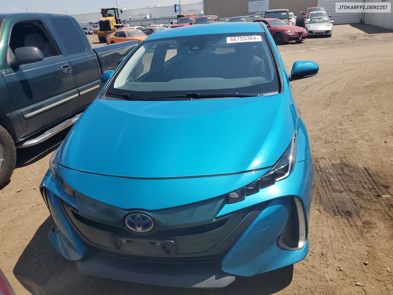 2018 Toyota Prius Prime VIN: JTDKARFP2J3092257 Lot: 66755304