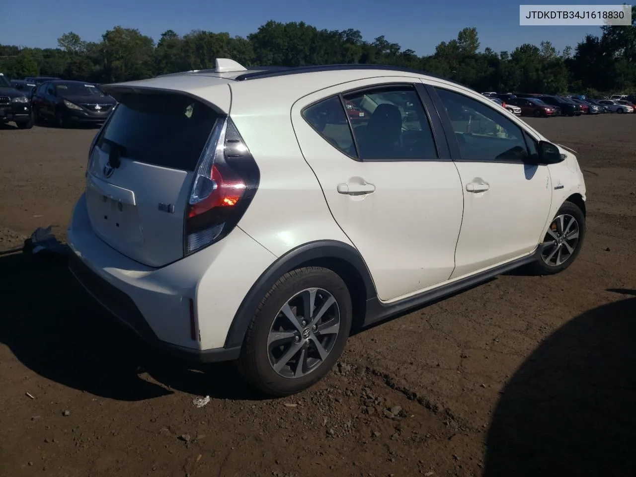 2018 Toyota Prius C VIN: JTDKDTB34J1618830 Lot: 67639824