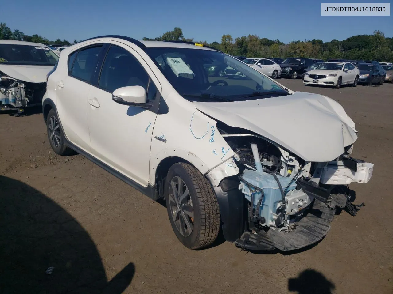 JTDKDTB34J1618830 2018 Toyota Prius C