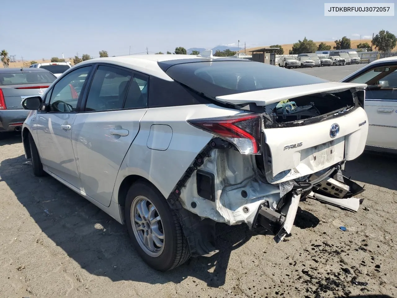 2018 Toyota Prius VIN: JTDKBRFU0J3072057 Lot: 67920064