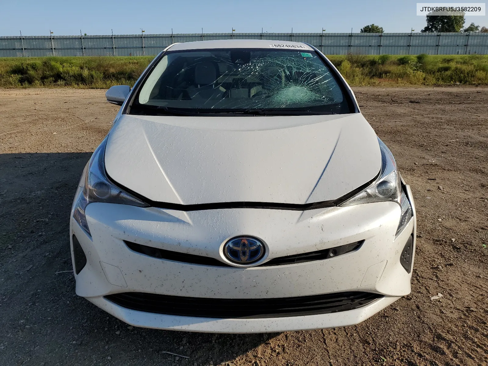 2018 Toyota Prius VIN: JTDKBRFU5J3582209 Lot: 68246834