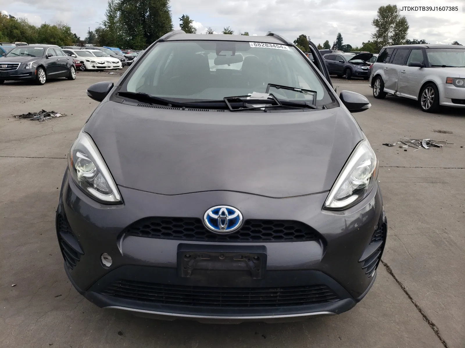 2018 Toyota Prius C VIN: JTDKDTB39J1607385 Lot: 68283454