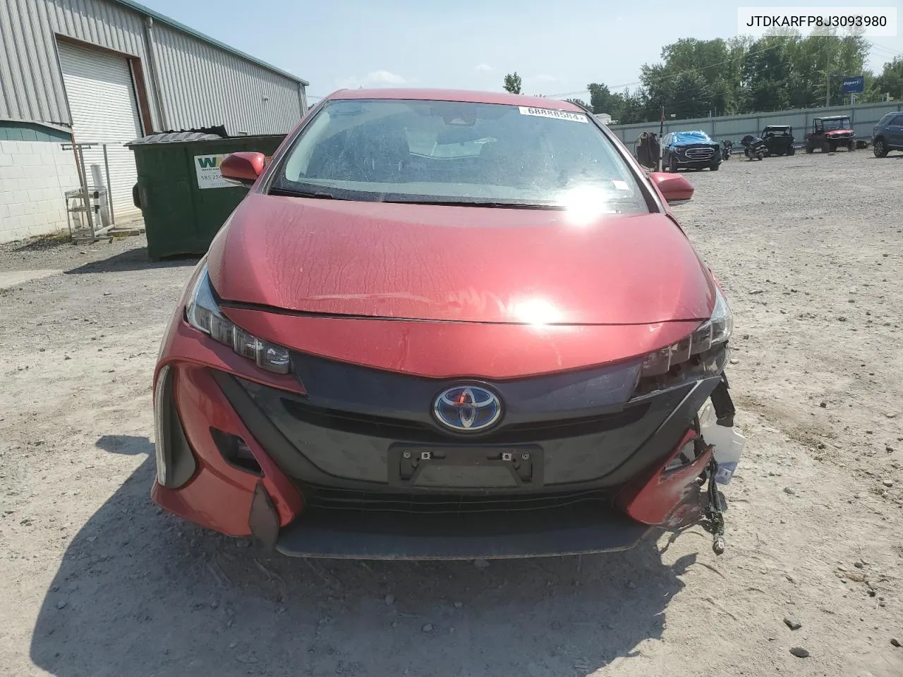 2018 Toyota Prius Prime VIN: JTDKARFP8J3093980 Lot: 68888584