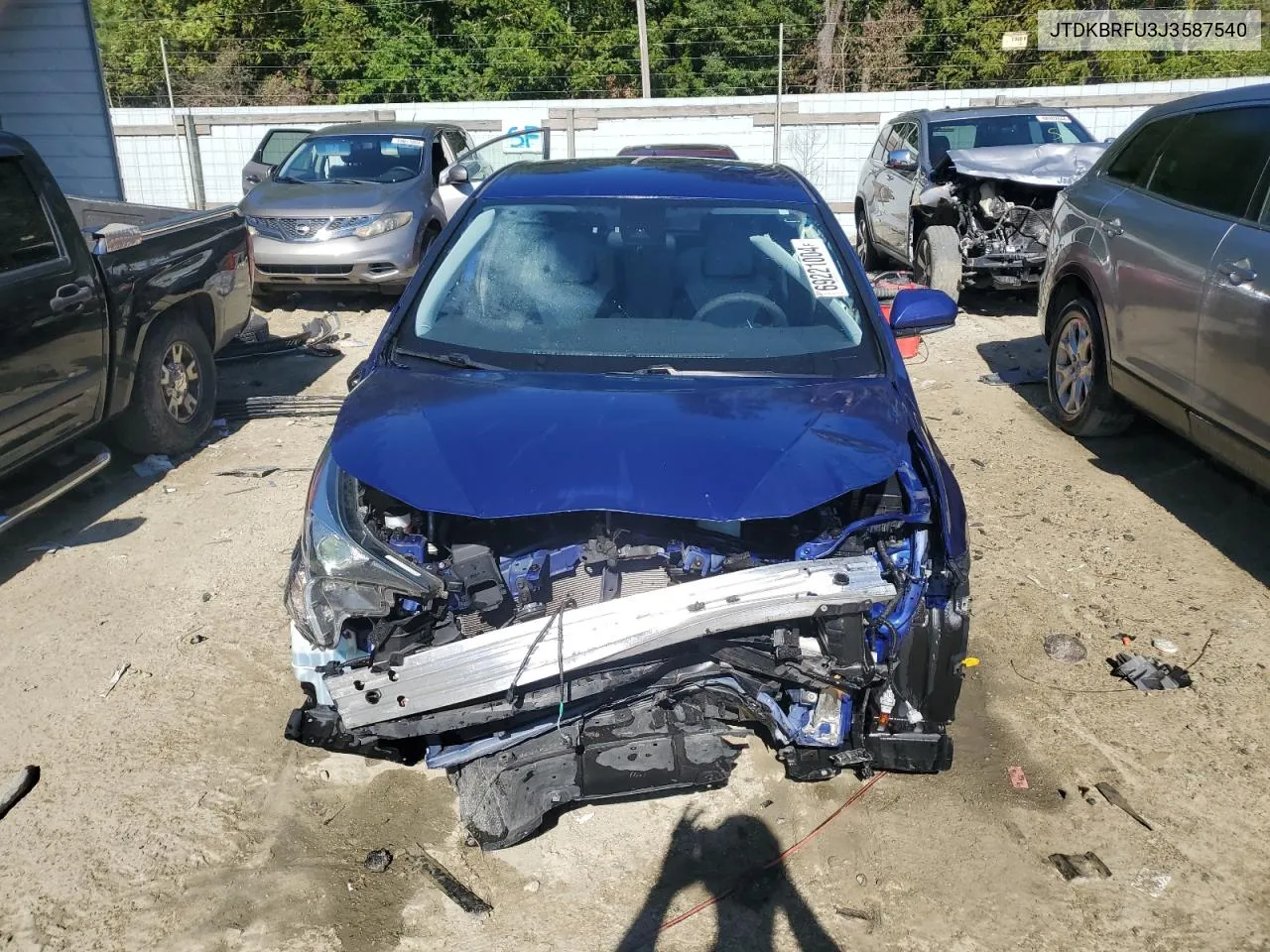 JTDKBRFU3J3587540 2018 Toyota Prius