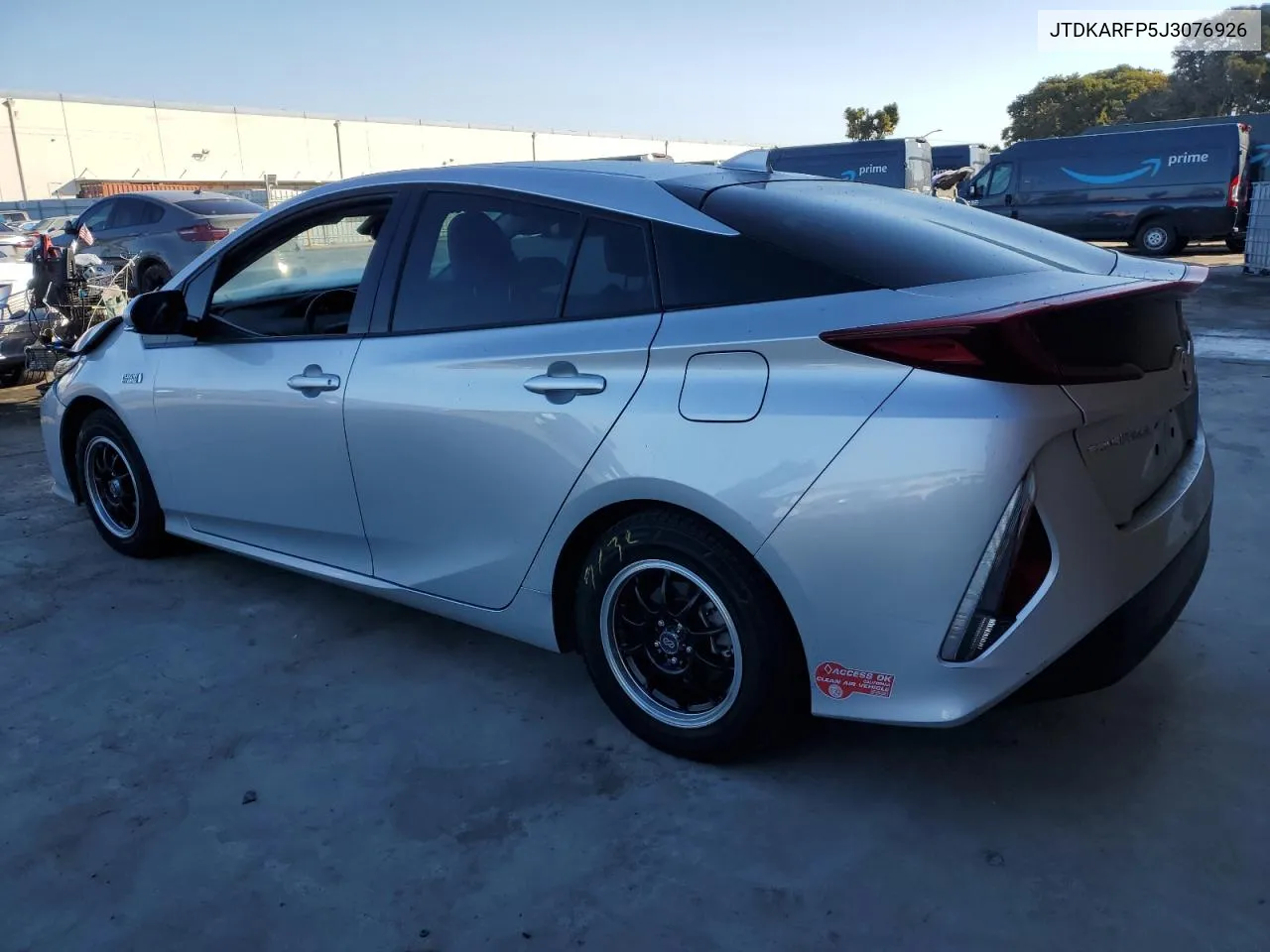 2018 Toyota Prius Prime VIN: JTDKARFP5J3076926 Lot: 69328274