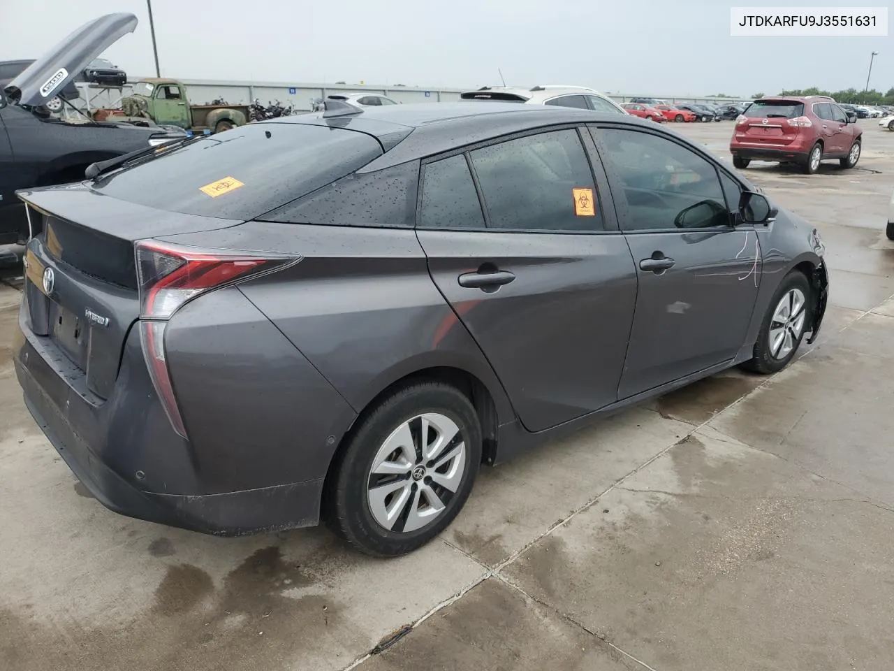 2018 Toyota Prius VIN: JTDKARFU9J3551631 Lot: 69387934