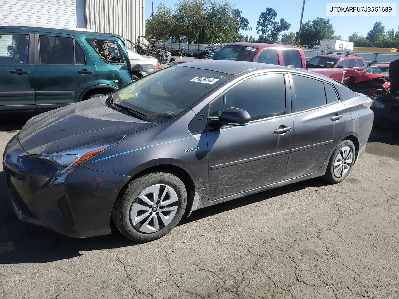 JTDKARFU7J3551689 2018 Toyota Prius