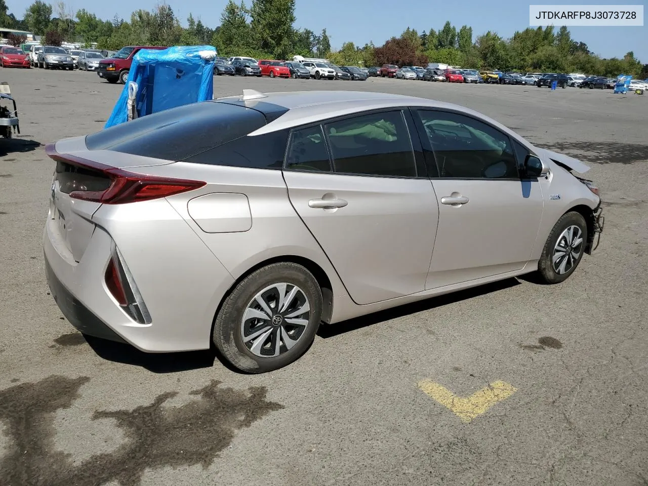 2018 Toyota Prius Prime VIN: JTDKARFP8J3073728 Lot: 70067884