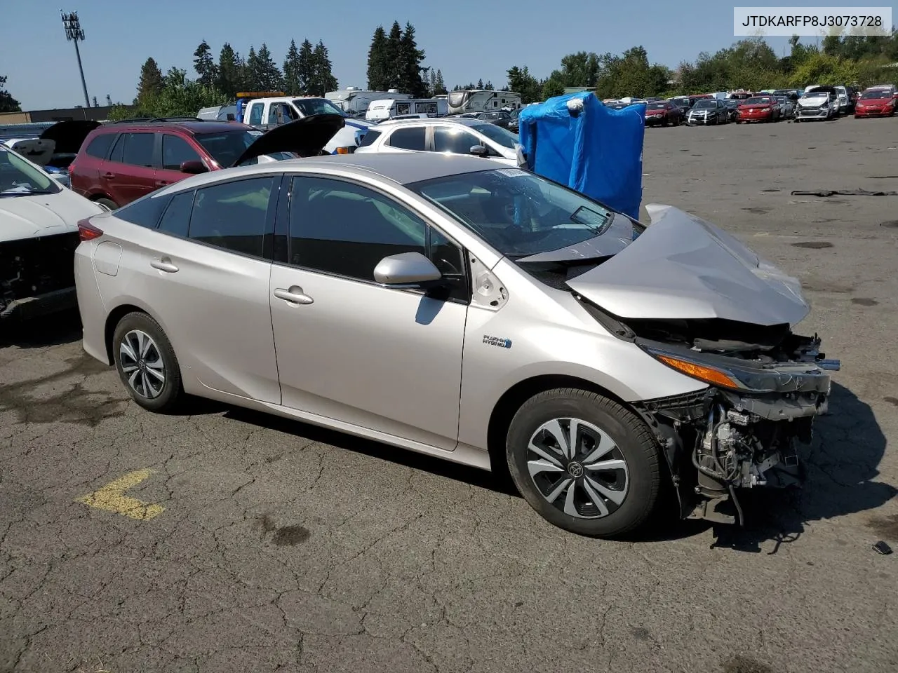 2018 Toyota Prius Prime VIN: JTDKARFP8J3073728 Lot: 70067884