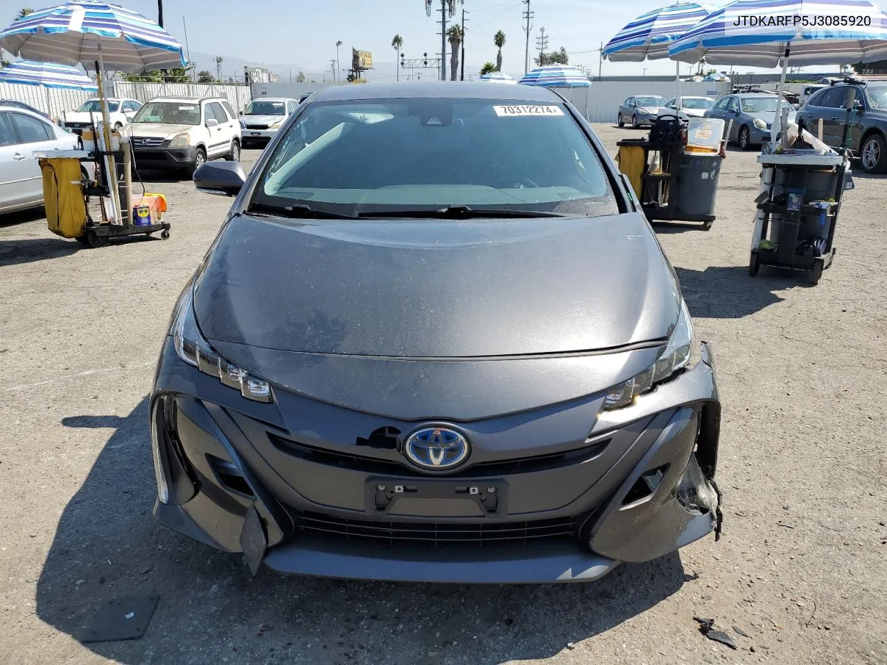 2018 Toyota Prius Prime VIN: JTDKARFP5J3085920 Lot: 70312274