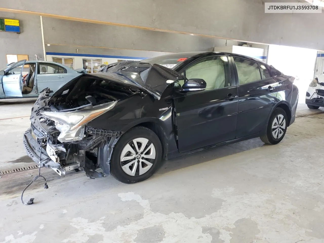 JTDKBRFU1J3593708 2018 Toyota Prius