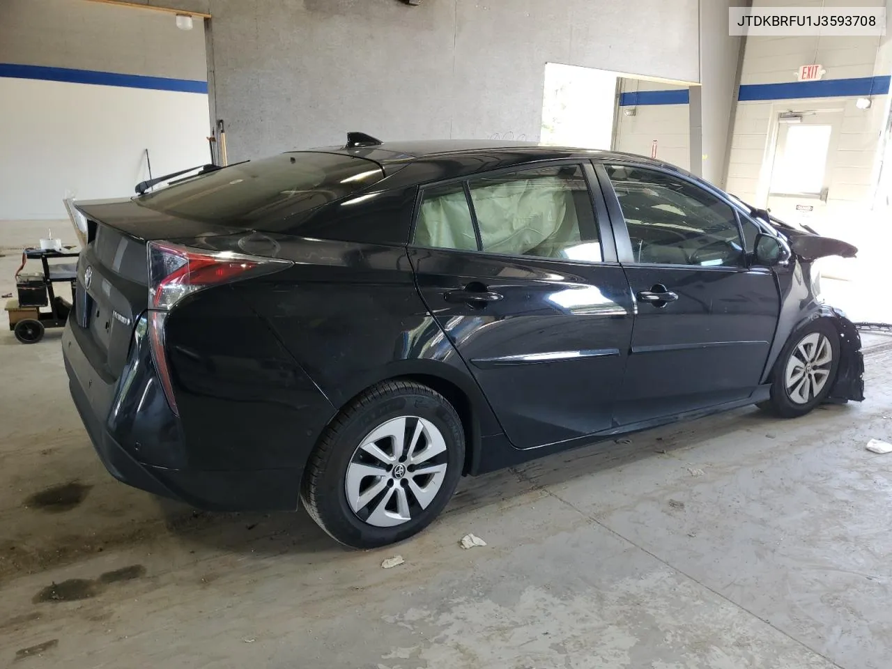 2018 Toyota Prius VIN: JTDKBRFU1J3593708 Lot: 70375414