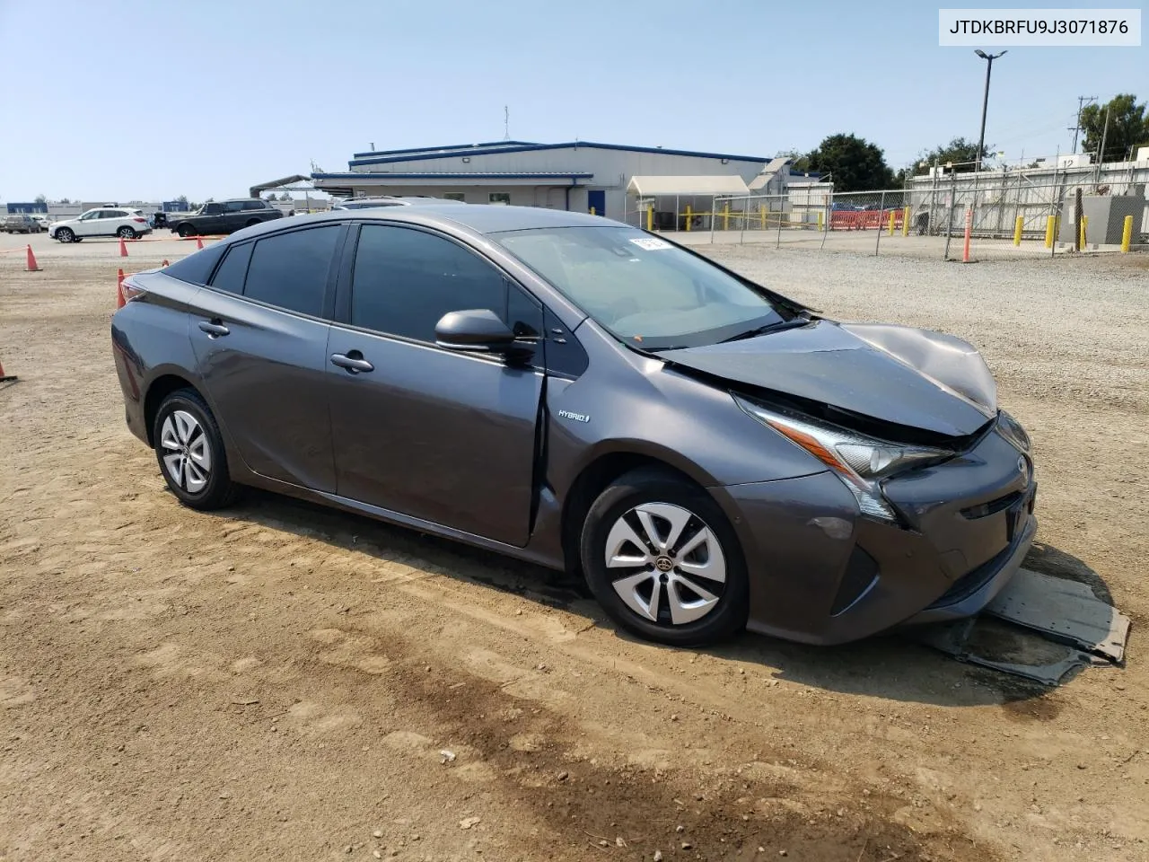 2018 Toyota Prius VIN: JTDKBRFU9J3071876 Lot: 70473874