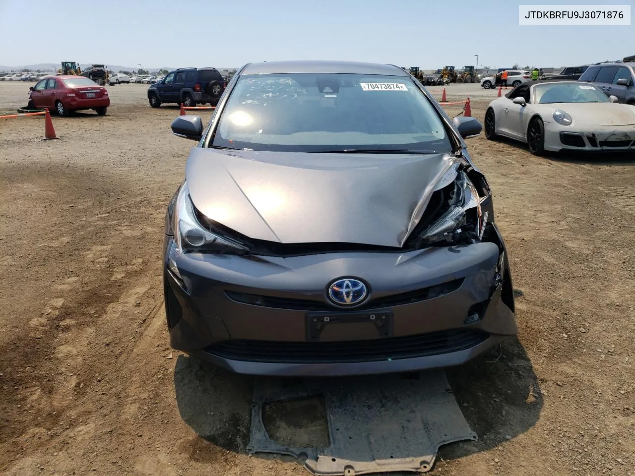 2018 Toyota Prius VIN: JTDKBRFU9J3071876 Lot: 70473874