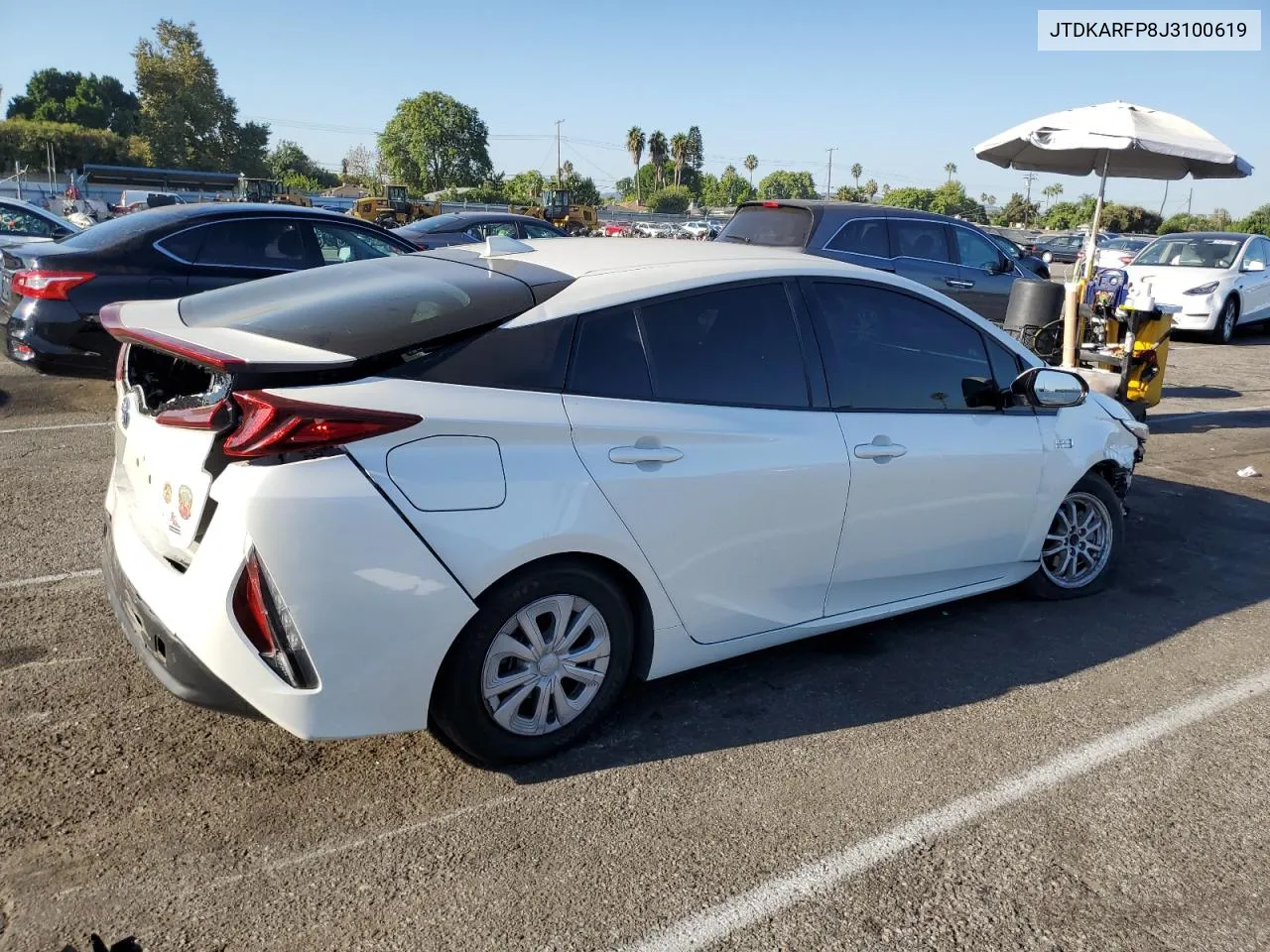 JTDKARFP8J3100619 2018 Toyota Prius Prime