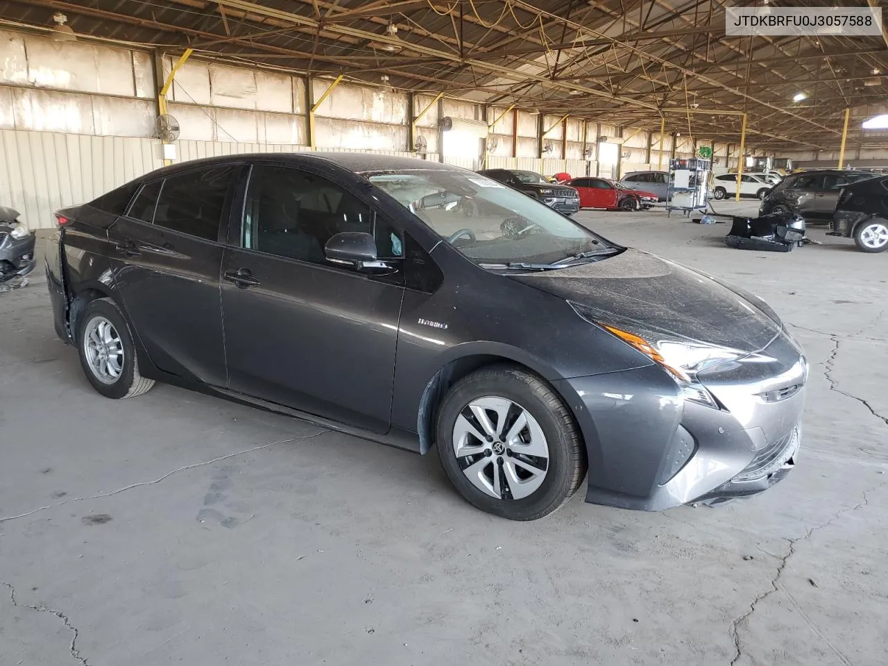 2018 Toyota Prius VIN: JTDKBRFU0J3057588 Lot: 70863084