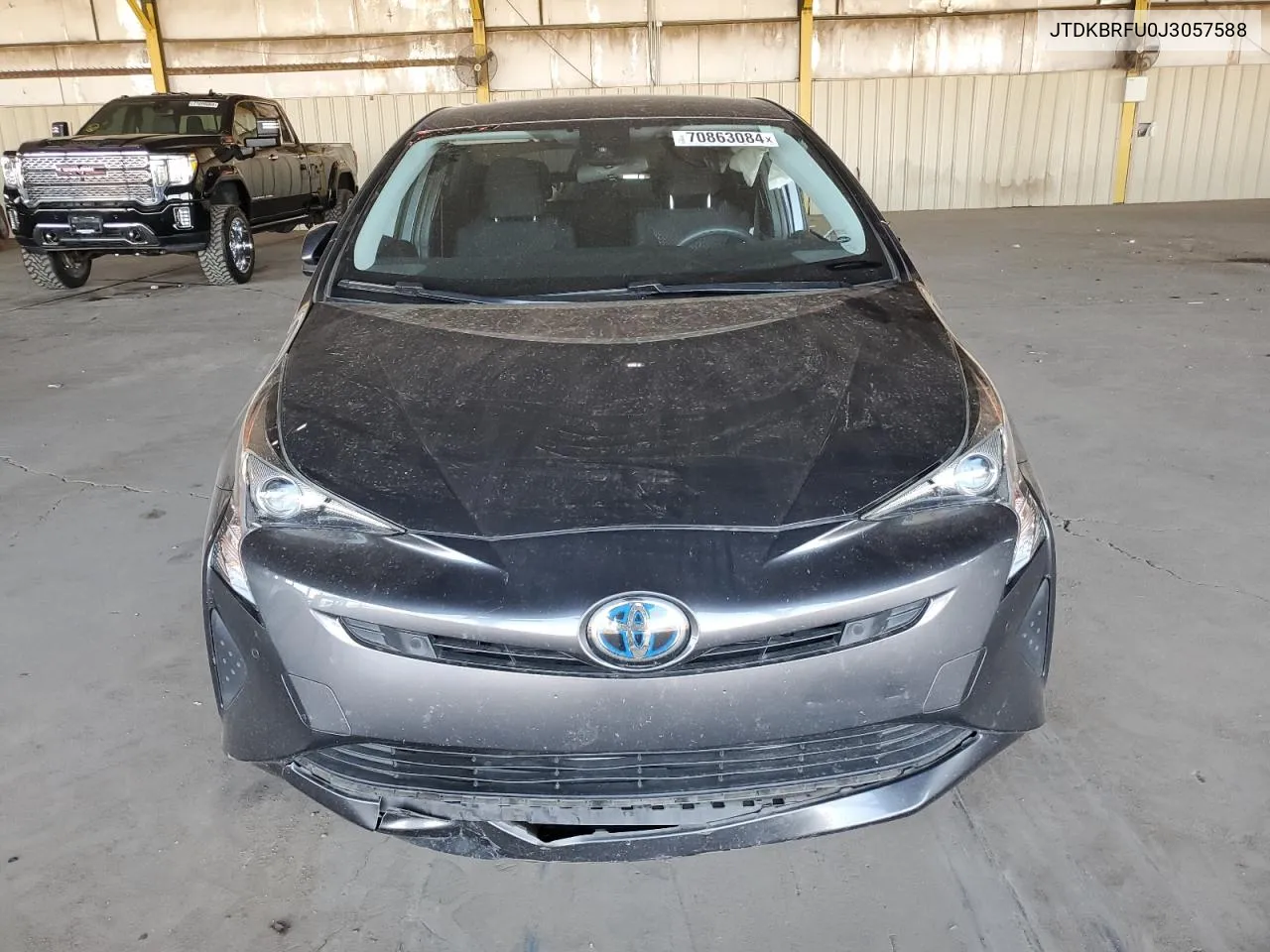 2018 Toyota Prius VIN: JTDKBRFU0J3057588 Lot: 70863084