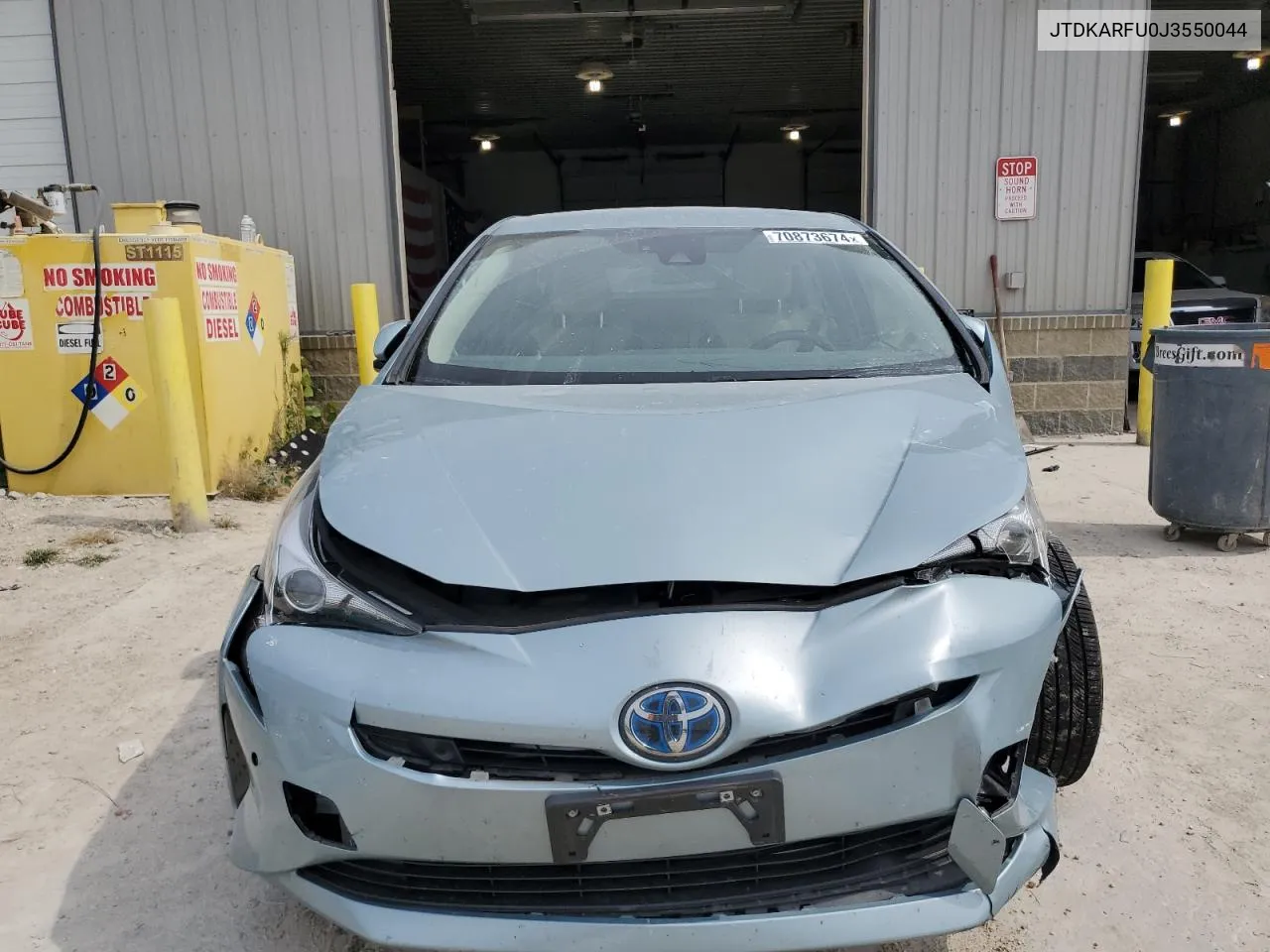 2018 Toyota Prius VIN: JTDKARFU0J3550044 Lot: 70873674