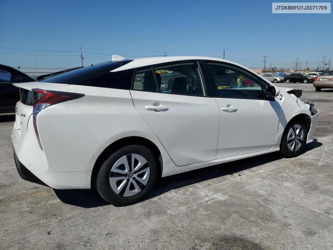 2018 Toyota Prius VIN: JTDKBRFU1J3071709 Lot: 71051054