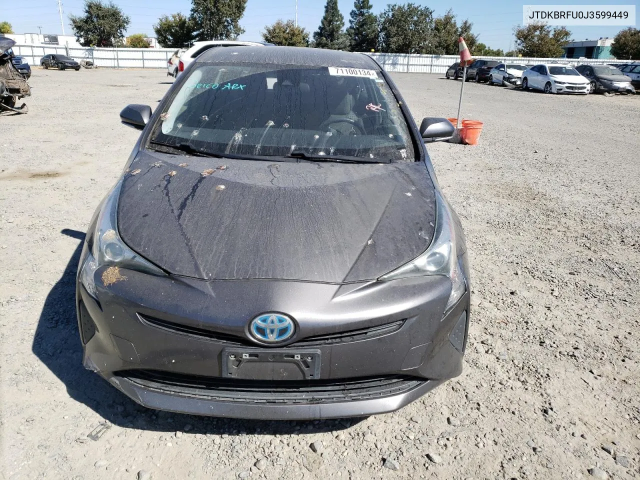 JTDKBRFU0J3599449 2018 Toyota Prius